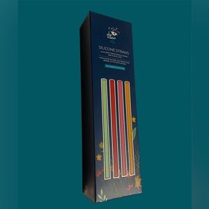 Chip and Tonic silicone straw set